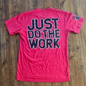 Red Graphic Tee - Just Do The Work